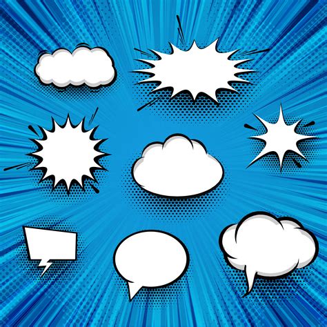 Comic Speech Bubble Vector Art Icons And Graphics For Free Download