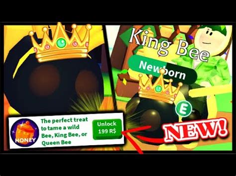 Because 1 nfr king bee is over for 1 arctic reindeer (which is valued similarly to 1 nfr uni). I Opened 200 R$ HONEY Pots & Got KING BEE LEGENDARY Pet In ...