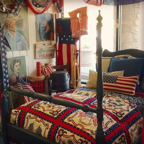 Is your bedroom feeling a little cluttered? Patriotic Bedroom | Patriotic bedroom, Home decor, Decor