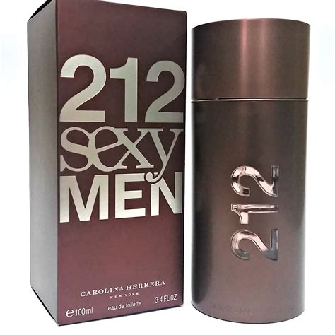 perfume 212 sexy men carolina herrera edt 100ml original r 299 00 em mercado livre