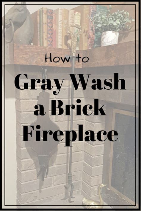 While painting over brick with 100 percent latex paint will give the brick a solid, opaque color, whitewashing mutes the brick's natural color with start with a fireplace or an interior brick wall that needs updating. How to: Gray Wash Brick Fireplace | Brick fireplace, Brick ...
