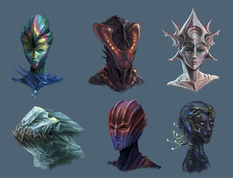 Alien Head Concepts 2 By Phill On Deviantart