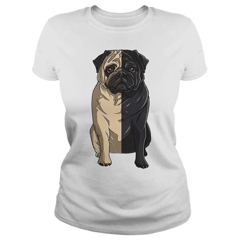 Pug Cute Dog Ladies T Shirt Gardeniateelive