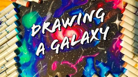 How To Draw A Galaxy Step By Step Tutorial Youtube
