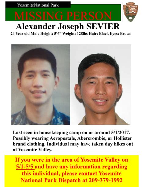 Check spelling or type a new query. Missing Person in Yosemite National Park: Alexander Joseph ...