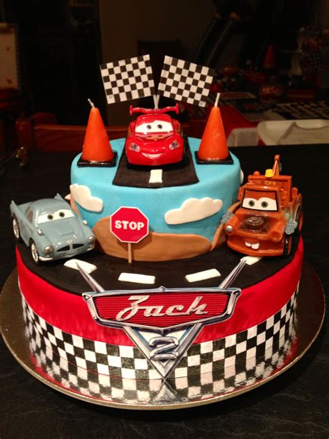 Disney Cars Birthday Cake Carjd
