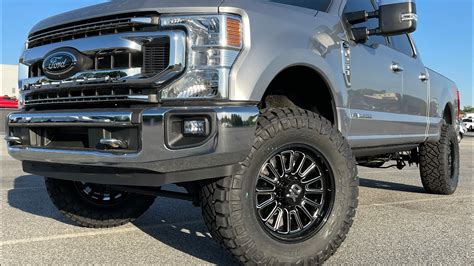 2021 Ford F250 Xlt Covert Edition Leveled On 37s Review Iconic Silver