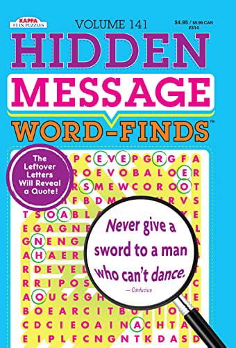 Hidden Message Word Finds Puzzle Book Word Search Volume 124 Pre Owned