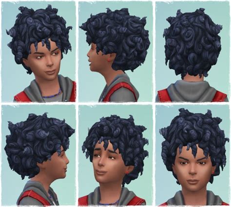 Kids Many Tight Curls Hair At Birksches Sims Blog Sims 4 Updates
