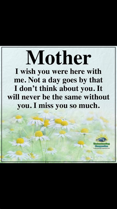 Missing Mom Quotes From Daughter Shortquotescc