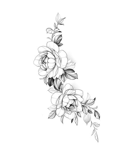Dark Floral Tattoo Unveiled - Delve into the sector of contrasts with