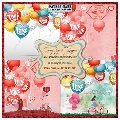 10 Magnifiques Cartes De Vœux De La Saint Valentin à Imprimer Joyeuse