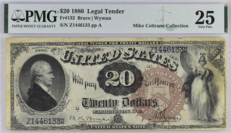 Pmgs Featured Note Of The Month Us 1800 20 Legal Tender Pmg
