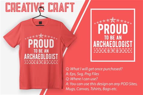 Proud To Be An Archaeologist Graphic By The Design Factory · Creative Fabrica