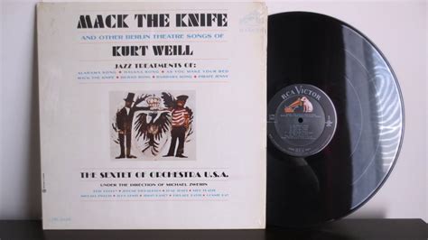 The Sextet Of Orchestra Usa ‎ Mack The Knife 1965 Rca Victor ‎ Lsp 3498 Eric Dolphy Jazz