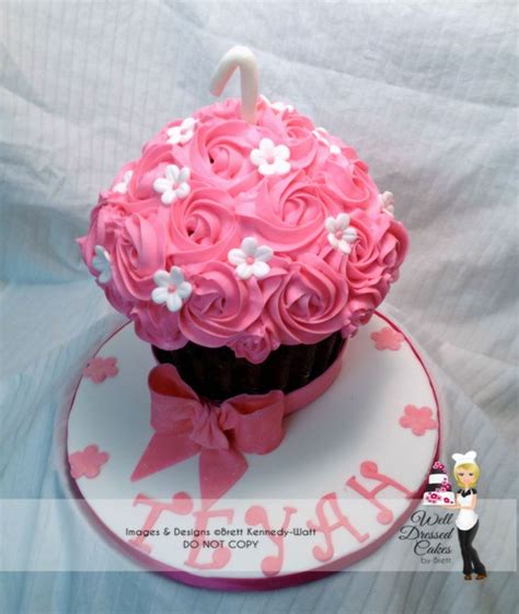 Pink Giant Cupcake Smash Cake