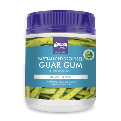 Partially Hydrolysed Guar Gum Phgg Wonder Foods Australia