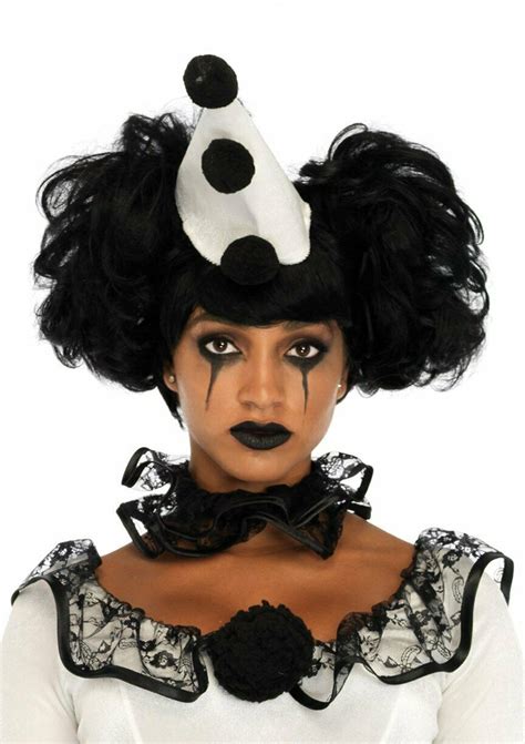 Leg Avenue Pierrot Clown Sexy Gothic Dress Adult Womens Halloween Costume 86658 Women