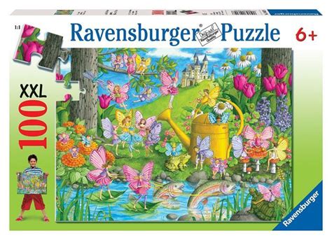 Ravensburger Puzzle 100pc Xxl Fairy Playland 100 Piece Puzzles