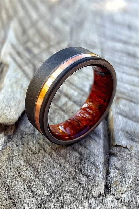 Get the best deals on titanium gold rings for men when you shop the largest online selection at ebay.com. Mens Wedding Bands For A Stylish Look | Oh So Perfect Proposal