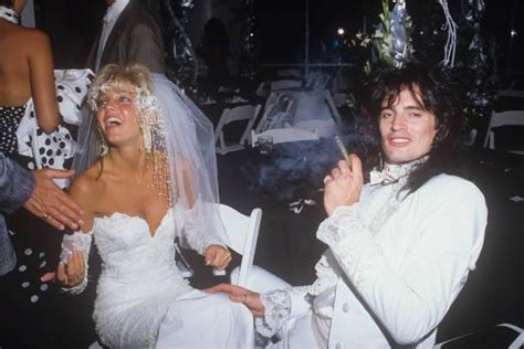 Heather Locklear And Tommy Lee At Their Wedding 1986 R 1980s