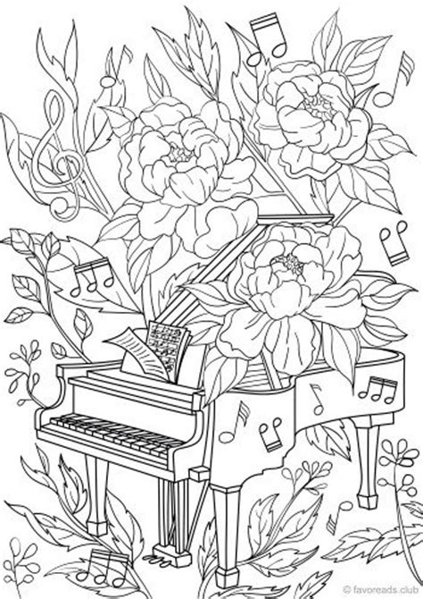 Piano Coloring Pages Coloring Home