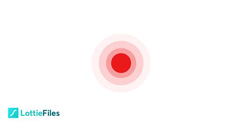 Red Pulsing Dot On Lottiefiles Free Lottie Animation