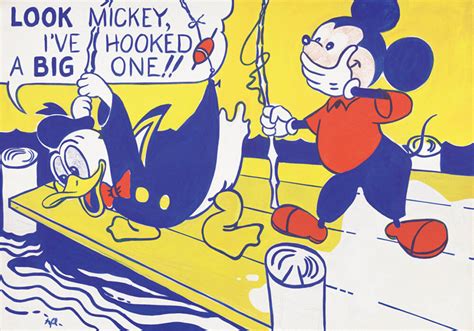 Look Mickey 1961 Art Print By Roy Lichtenstein King And Mcgaw