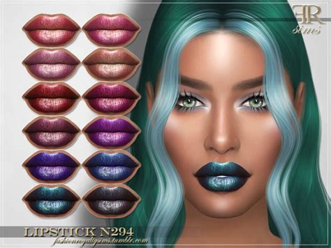 Sims 4 Lipstick N294 By Fashionroyaltysims At Tsr The Sims Book