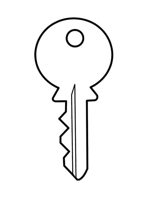 Printable Key Coloring Page Free Printable Coloring Pages For Kids