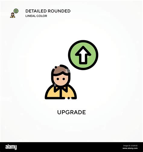 Upgrade Vector Icon Modern Vector Illustration Concepts Easy To Edit