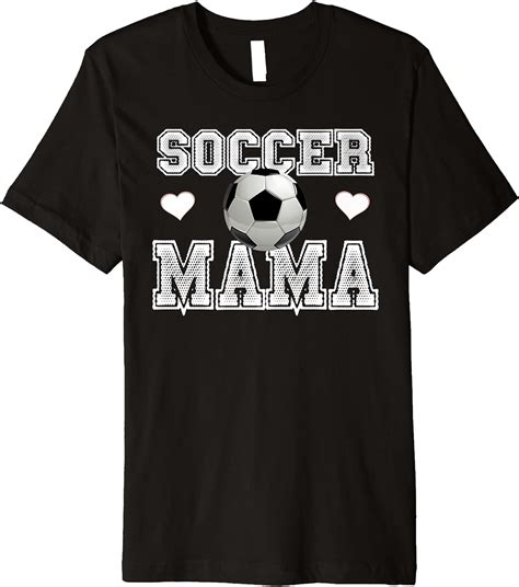 soccer ball cute soccer mom t love heart cute soccer mom premium t shirt