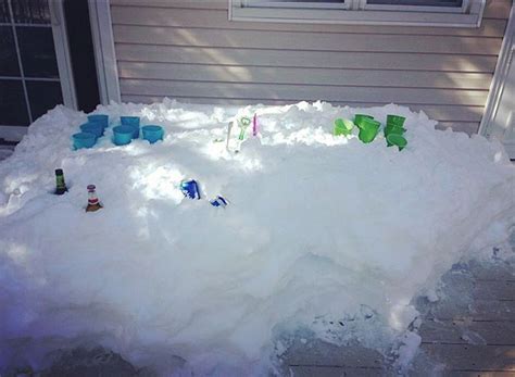 Winter Storm Stella Snow Pong