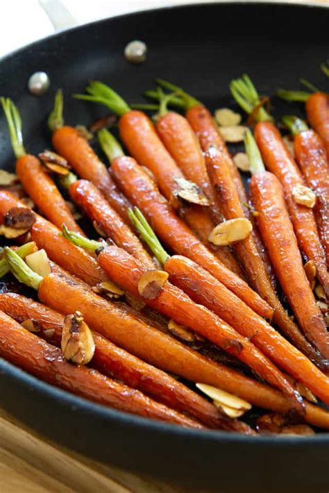 Maple Glazed Carrots Easy 15 Minute Side Dish Recipe Vegetable