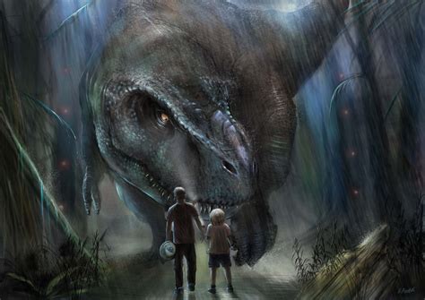 46 Jurassic World T Rex Wallpaper