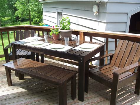 Shop patio dining sets, chairs, tables & more! Simple Outdoor Collection | Do It Yourself Home Projects from Ana White | Diy patio furniture ...