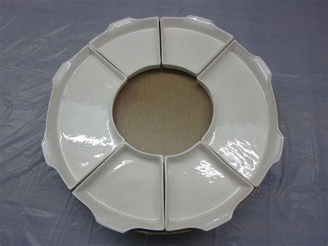 5 out of 5 stars. Wooden Lazy Susan by Martin of California with Ceramic ...