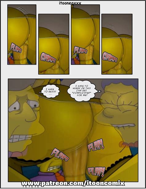 Post Itooneaxxx Marge Simpson Seymour Skinner The Simpsons Comic