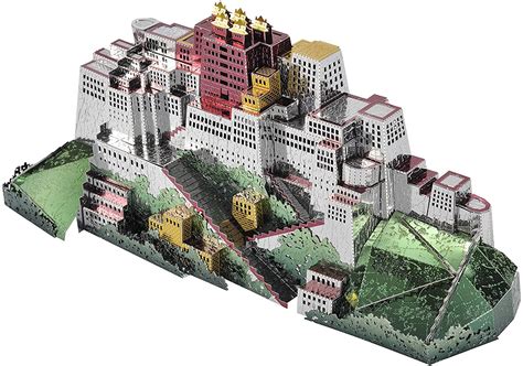 Microworld J059 The Potala Palace From Lhasa Tibet 3d Metal Puzzle