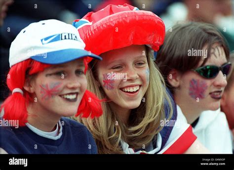British Tennis Fan Jennifer Rhodes Centre Is Joined By Her Friends Sarah Abram Left And