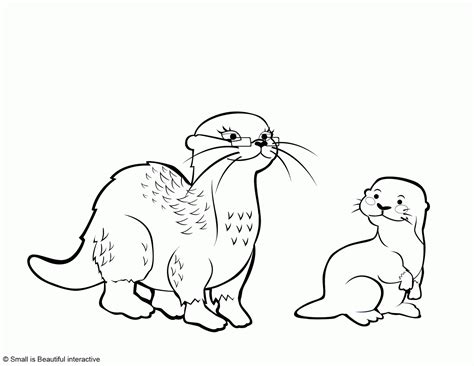O Is For Otter Coloring Page - Coloring Home