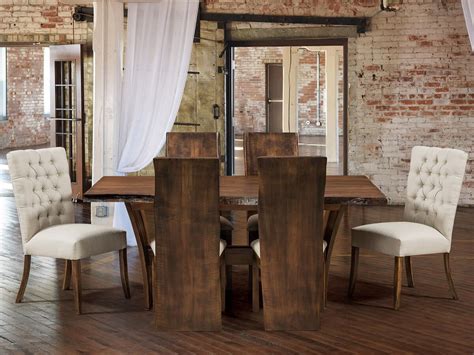 Coastal dining chairs for live edge table. Adele Live Edge Dining Chair - Countryside Amish Furniture