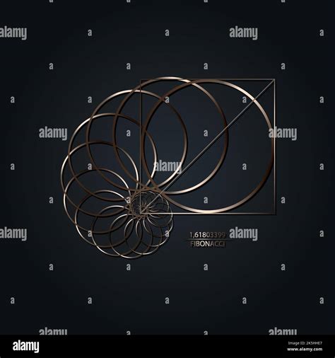 Fibonacci Sequence Circle Golden Ratio Geometric Shapes Spiral Snail