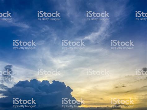 Free Download Sunset With Soft Blue Sky Late Afternoon Background Early