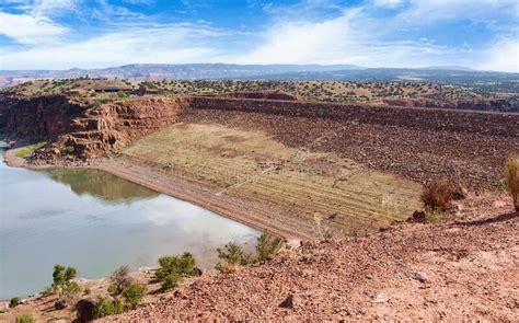 Abiquiu Lake And Dam In New Mexico Stock Image Image Of Mesas