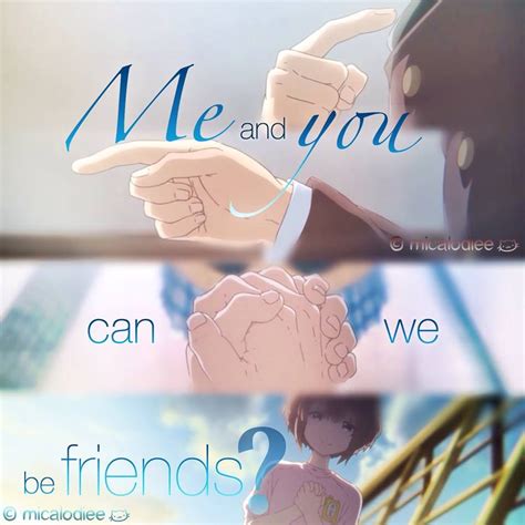 Just want to let you know that it has been a good 7 years on deviantart and i've decided sauce ⇒ a silent voice hi guys!i'm shirochi^^i edit anime quotes i take requests really seldom i'm still new to pinterest but i hope we'll all get along. Pin by Jean32 on Anime Quotes | Anime love quotes