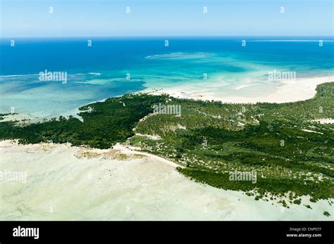Coastline In Kilwa Aerial View Lindi Region Tanzania Stock Photo Alamy