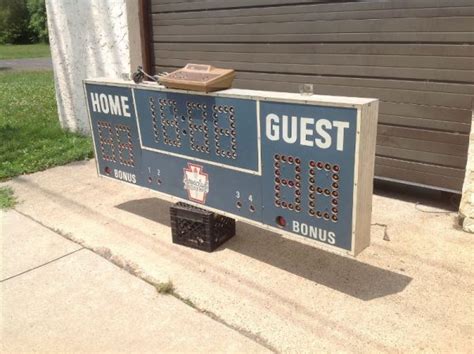 Vintage Mid Century Boys Club Of America Scoreboard Obnoxious Antiques