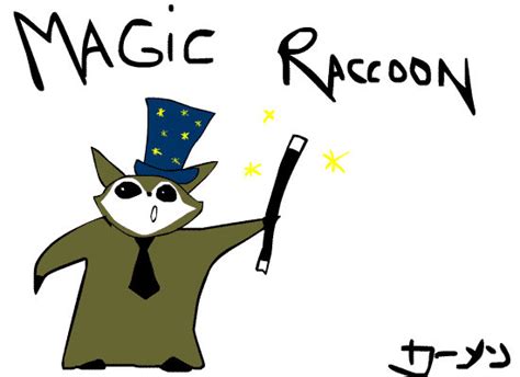 A Magic Raccoon By Fatraccoon On Deviantart