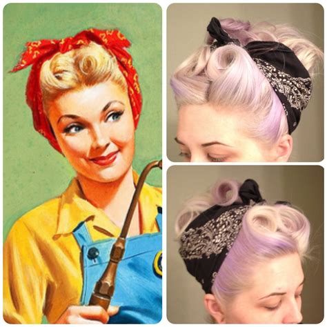 Pin On Pin Up Retro Vintage Hair